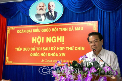 Cử tri quan tâm đầu tư hạ tầng nông thôn