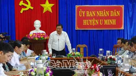 U Minh: Tỷ lệ hài lòng của người dân, doanh nghiệp đạt 99,55%