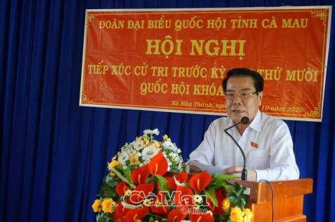 Cử tri phản ánh nhiều vấn đề dân sinh