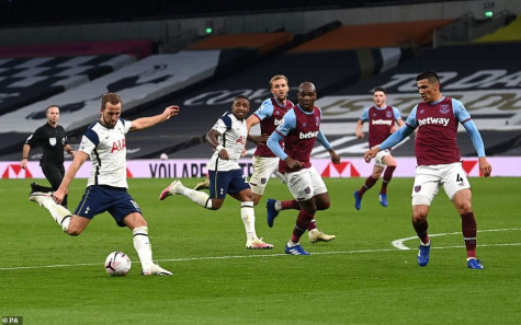 Hàng thủ mất tập trung, Tottenham bị West Ham cầm hòa đáng tiếc