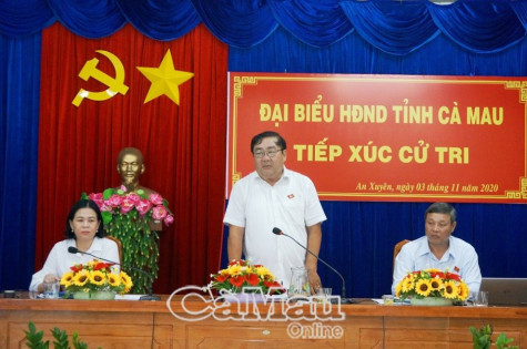 Nhiều vấn đề bức xúc được cử tri phản ánh đến đại biểu HĐND tỉnh
