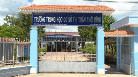 Gần 70 học sinh trường THCS thị trấn Thới Bình ngất xỉu