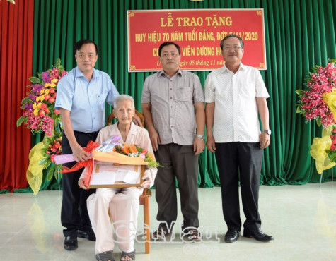 Trao Huy hiệu Đảng cho 187 đảng viên