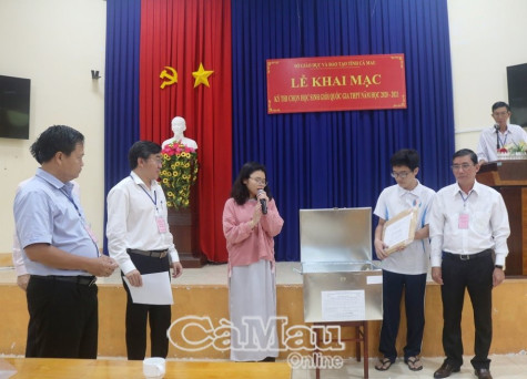 54 thí sinh tham dự Kỳ thi học sinh giỏi THPT quốc gia năm học 2020 - 2021