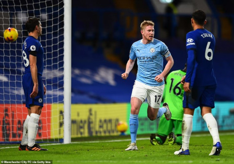 Đánh bại Chelsea, Man City áp sát top 4.