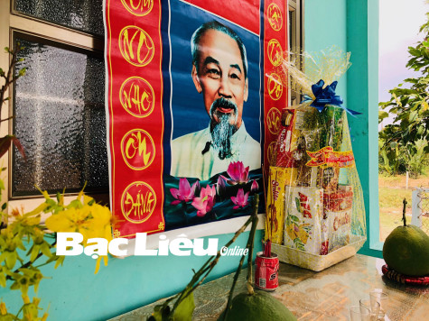 Lập bàn thờ Tổ quốc dịp Tết: Tấm lòng Nhân dân Bạc Liêu hướng về Đảng và Chủ tịch Hồ Chí Minh