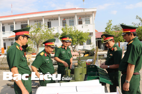 Bộ Tư lệnh Quân khu 9: Kiểm tra công tác chuẩn bị huấn luyện chiến đấu tại Bạc Liêu