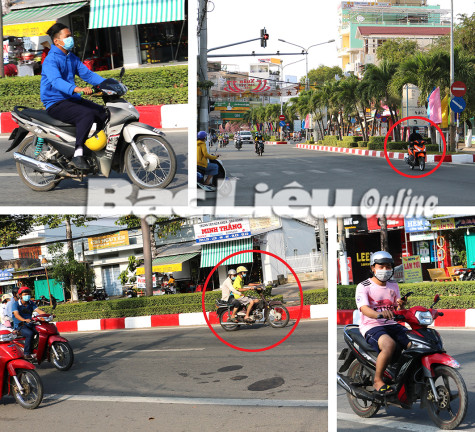 Tái diễn tình trạng vi phạm Luật Giao thông