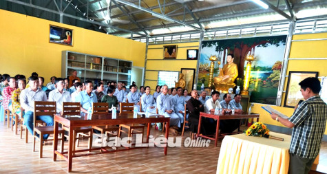 Các cơ sở tôn giáo TP. Bạc Liêu: Học Bác làm nhiều việc có ích cho đời
