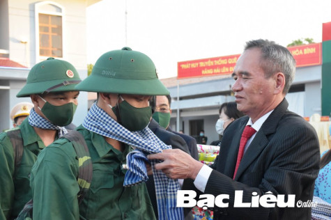 Bạc Liêu: Tổ chức ngày hội giao - nhận quân trang trọng và an toàn