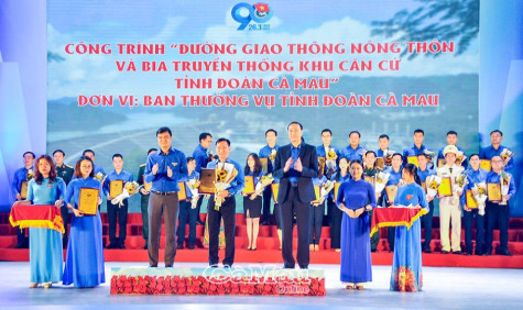 Công trình thanh niên của Cà Mau được vinh danh toàn quốc