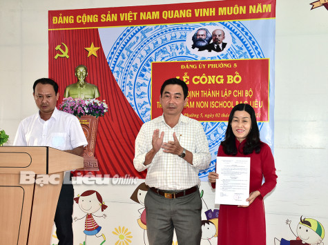 TP. Bạc Liêu: Chú trọng công tác phát triển đảng viên mới