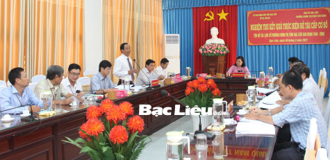 Nghiệm thu đề tài cấp cơ sở “Lịch sử Trường Chính trị tỉnh giai đoạn 1948 - 2008”