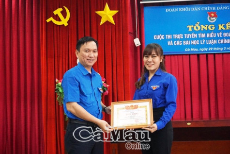 28 cá nhân và 11 tập thể đạt giải tại cuộc thi trực tuyến tìm hiểu về Đoàn TNCS Hồ Chí Minh