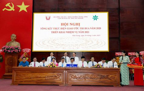 Cụm thi đua các tỉnh Tây Nam Bộ: Triển khai công tác thi đua năm 2021