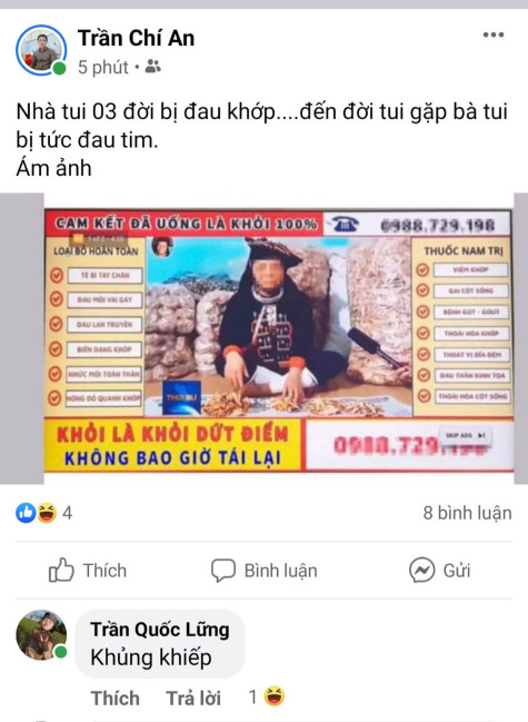 Ám ảnh với quảng cáo trị xương khớp