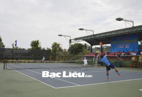 Hơn 150 VĐV tham gia Giải quần vợt Acesport tỉnh Bạc Liêu mở rộng, lần thứ nhất