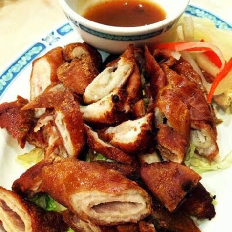 Ruột heo chiên giòn
