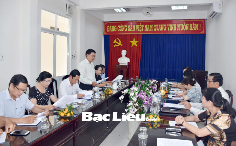 Giám sát công tác quản lý nhà nước về hệ thống thiết chế văn hóa - thể thao tại Sở VH-TT-TT&DL và huyện Vĩnh Lợi