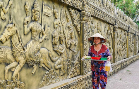 Độc đáo nghi thức lễ ngày cuối của tết Chôl Chnăm Thmây