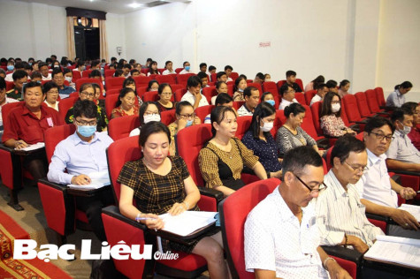 TP. Bạc Liêu tập huấn nghiệp vụ bầu cử