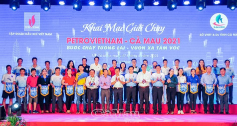 Giải chạy PetroVietnam - Cà Mau 2021: “Bước chạy tương lai - vươn xa tầm vóc”