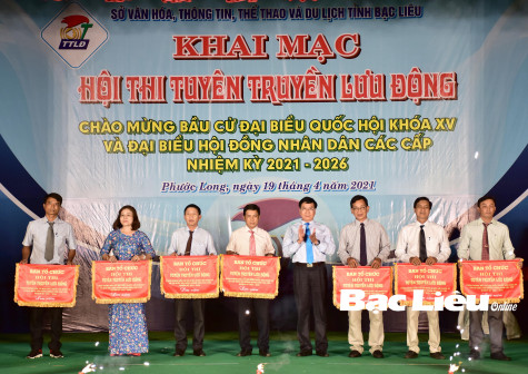 Sở VH-TT-TT&DL:​ Tổ chức hội thi tuyên truyền lưu động chào mừng bầu cử ĐBQH và đại biểu HĐND các cấp