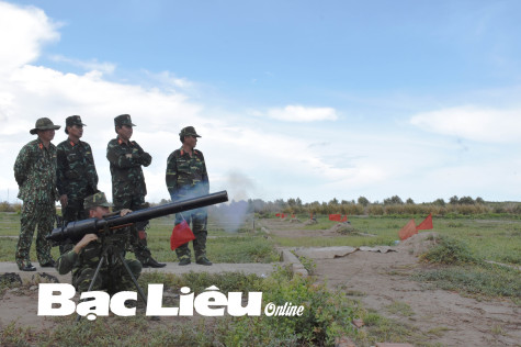 Bộ CHQS tỉnh: Tổ chức bắn thực nghiệm các mô hình, sáng kiến, cải tiến kỹ thuật