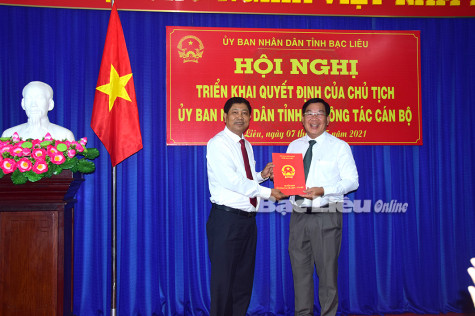 Bổ nhiệm ông La Văn Viễn giữ chức Phó Chánh Thanh tra tỉnh