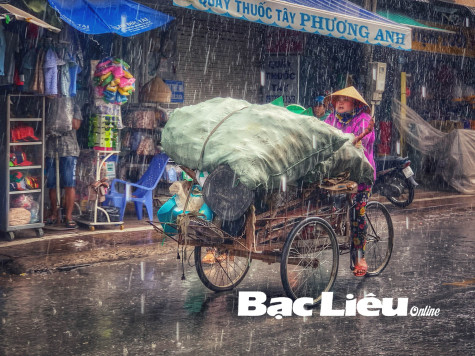 Mưu sinh trong mưa