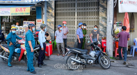 Thành phố Cà Mau thực hiện phòng chống dịch theo chỉ đạo của tỉnh