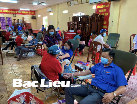 Đoàn viên Đoàn khối các cơ quan tỉnh hiến 154 đơn vị máu