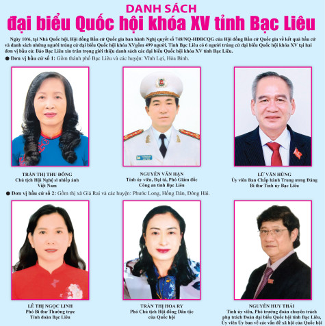 Họp báo công bố danh sách Đại biểu Quốc hội khóa XV