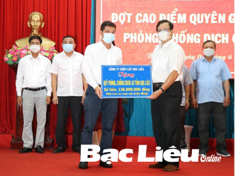 Công ty Điện lực Bạc Liêu: Góp sức, chung tay đẩy lùi dịch bệnh COVID-19
