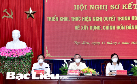 Ban Thường vụ Tỉnh ủy: Sơ kết thực hiện Nghị quyết Trung ương 4 (khóa XII)