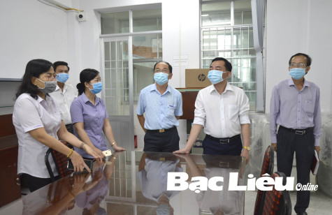 Ban chỉ đạo thi tốt nghiệp THPT tỉnh năm 2021: Kiểm tra công tác chuẩn bị tại Ban in sao đề thi