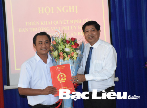 Triển khai Quyết định của UBND tỉnh về việc tiếp nhận, bổ nhiệm viên chức quản lý