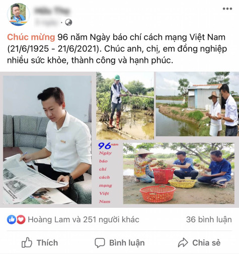 Hình ảnh “tết” nghề báo chiếm sóng