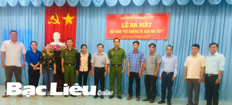 Ra mắt mô hình “Xã không tệ nạn ma túy” tại xã Lộc Ninh
