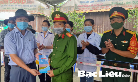 Quan tâm lực lượng tuyến đầu phòng, chống dịch COVID-19