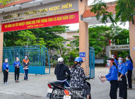 99,53% thí sinh Cà Mau đến làm thủ tục thi tốt nghiệp THPT 2021