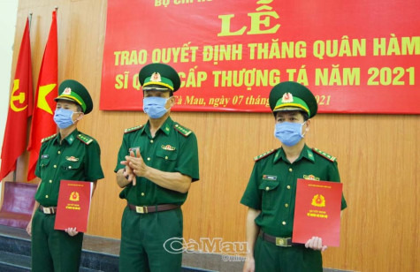 Đại tá Võ Văn Sử được điều động giữ chức Chỉ huy trưởng Bộ đội Biên phòng tỉnh Kiên Giang