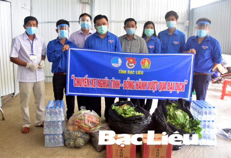 Tỉnh đoàn Bạc Liêu: Khởi động “Chuyến xe nghĩa tình - Đồng hành vượt qua đại dịch”