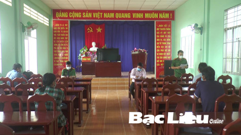 Huyện Vĩnh Lợi: Tụ tập sai quy định, 4 người bị phạt 60 triệu đồng
