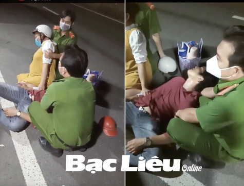 Huyện Vĩnh Lợi:​ Cán bộ trực chốt giúp vợ chồng sản phụ an toàn đi sinh