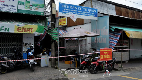 Đảm bảo sinh hoạt và an ninh trật tự khu vực phong toả