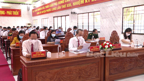 Kỳ họp thứ 2, HĐND huyện Phước Long khóa XII: Thực hiện tốt công tác phòng, chống dịch COVID-19 gắn với khôi phục, phát triển kinh tế - xã hội