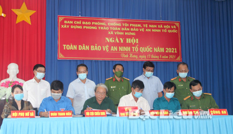 Huyện Vĩnh Lợi: Tổ chức Ngày hội toàn dân bảo vệ an ninh Tổ quốc
