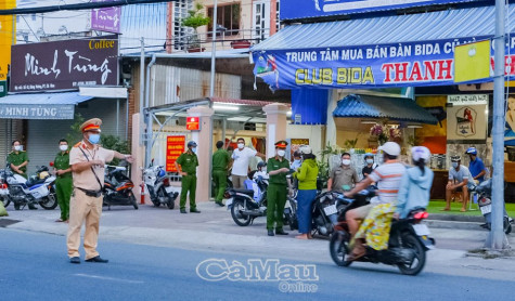 Tuân thủ 5K trong tuần tra, kiểm soát