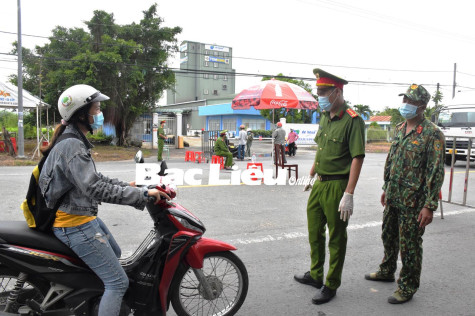 Lực lượng Quân sự tỉnh: Xông pha nơi tuyến đầu chống dịch